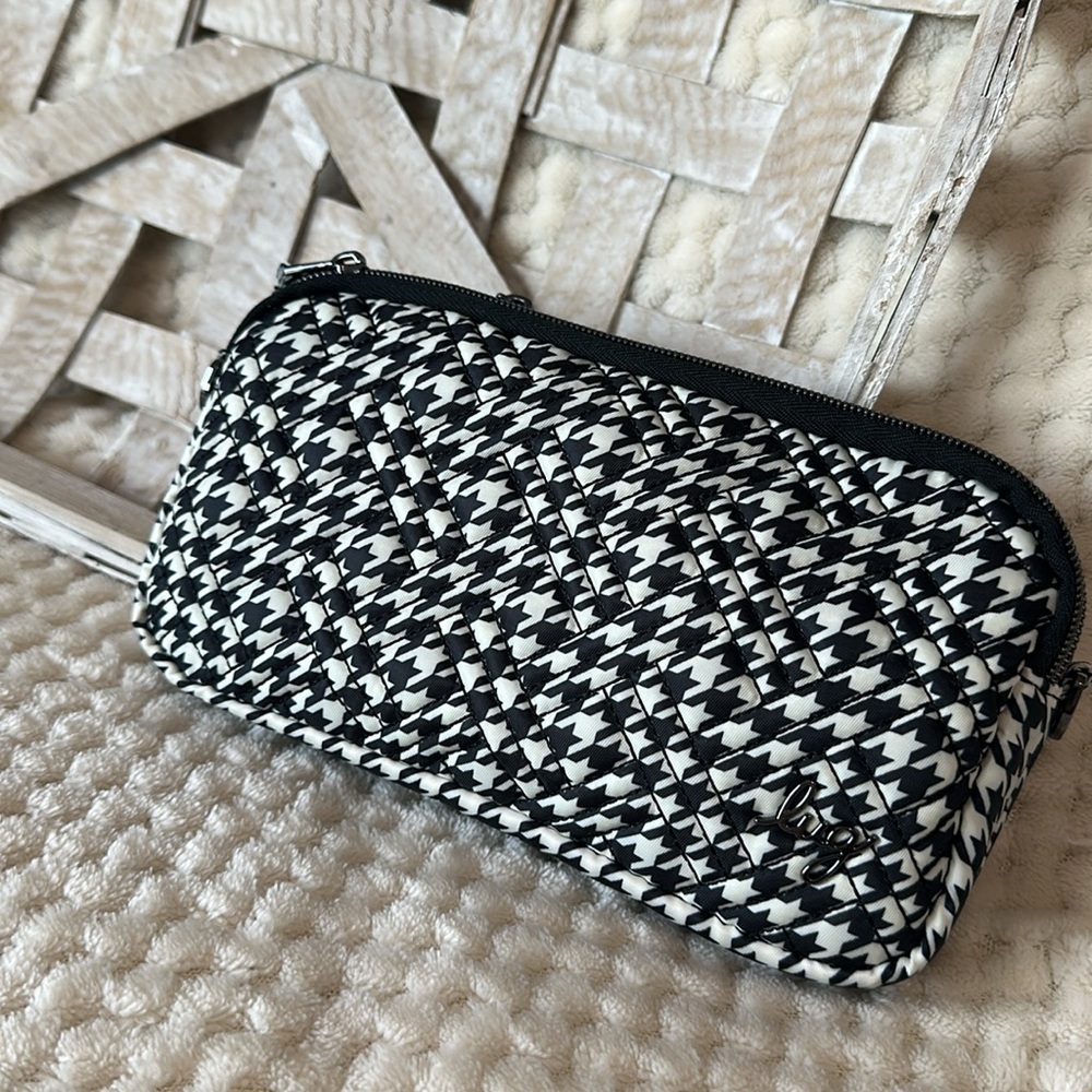 Excellent lug houndstooth lug crossbody the coupe xl bag purse